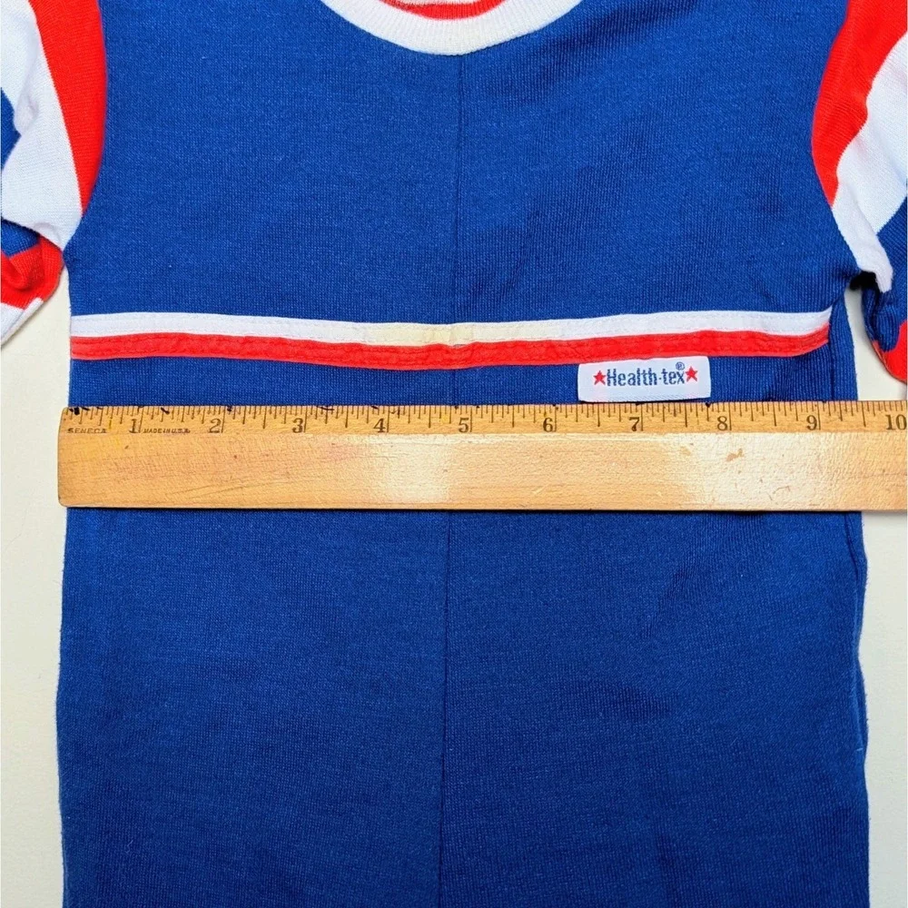 Vintage Health-Tex 80s Romper Striped One Piece Jumper 12‎ Months